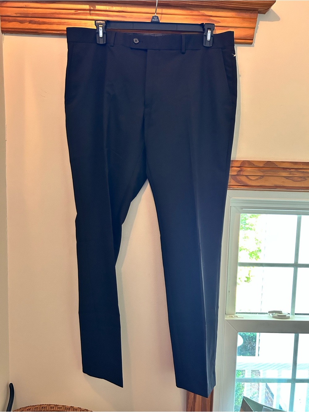 Men's Black Dress Pants - Tailored Professional Fit